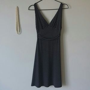 Black and White Polka Dot Summer Dress